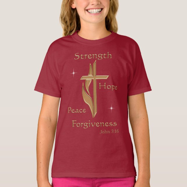 Camiseta Juan 3:16 (Anverso)