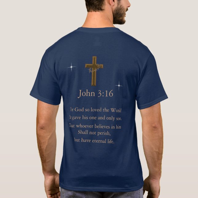 Camiseta Juan 3:16 (Reverso)