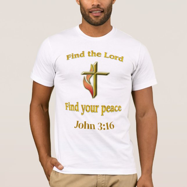 Camiseta Juan 3:16 (Anverso)