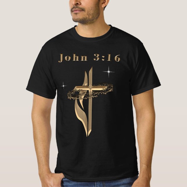 Camiseta Juan 3:16 (Anverso)