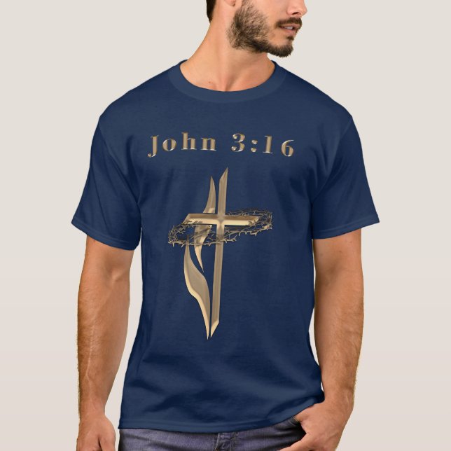 Camiseta Juan 3:16 (Anverso)