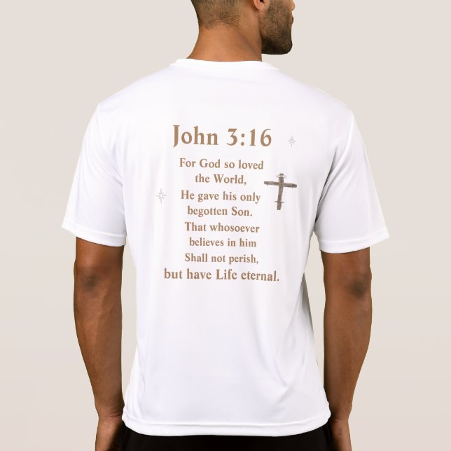 Camiseta Juan 3:16 (Reverso)