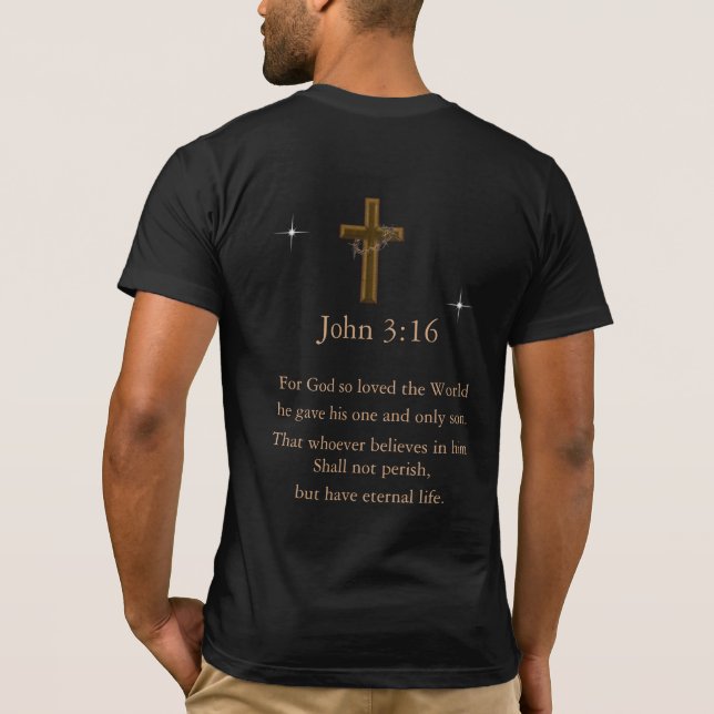 Camiseta Juan 3:16 (Reverso)