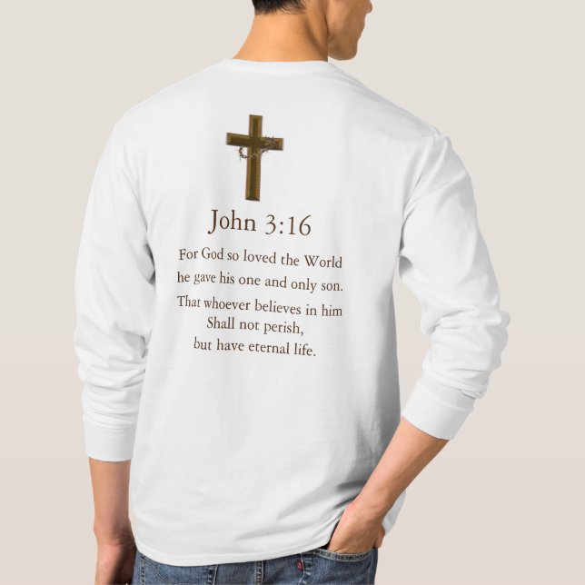 Camiseta Juan 3:16 (Reverso)