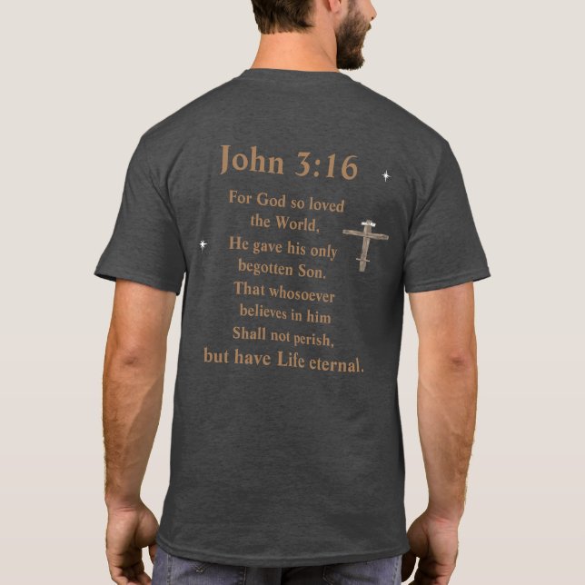 Camiseta Juan 3:16 (Reverso)