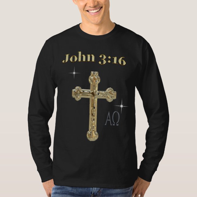 Camiseta Juan 3:16 (Anverso)