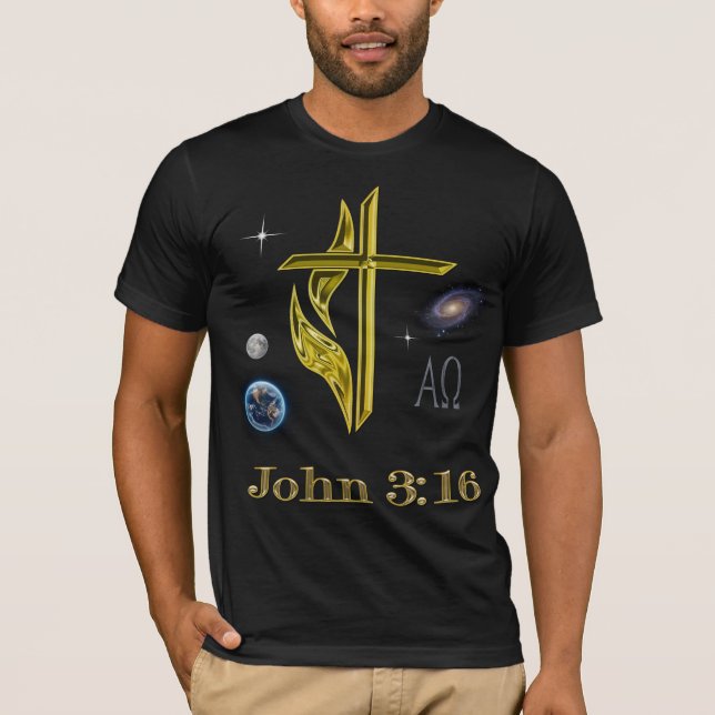Camiseta Juan 3:16 (Anverso)