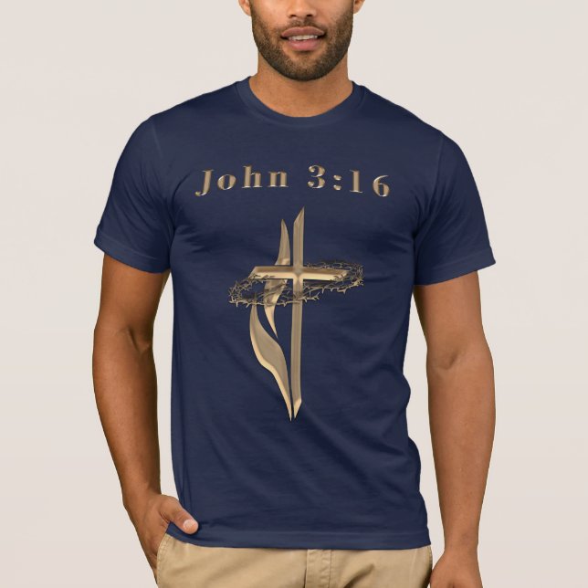 Camiseta Juan 3:16 (Anverso)