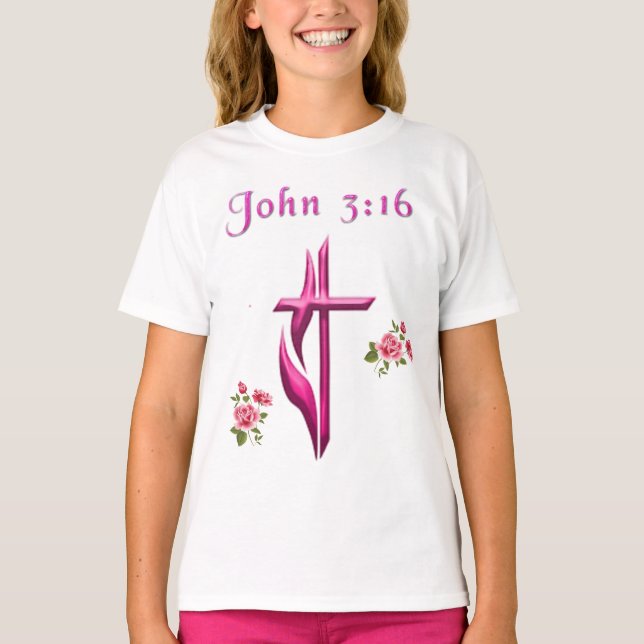 Camiseta Juan 3:16 (Anverso)