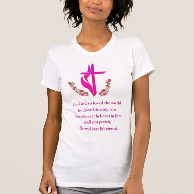 Camiseta Juan 3:16 (Anverso)