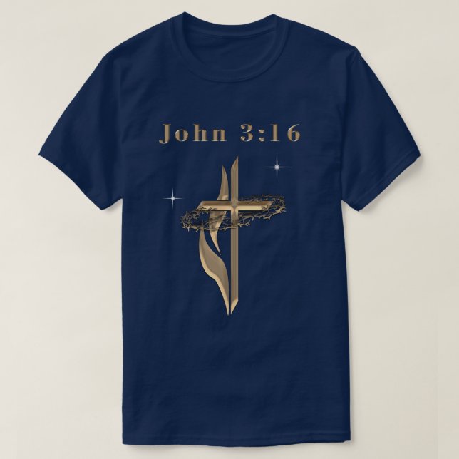 Camiseta Juan 3:16 (Diseño del anverso)