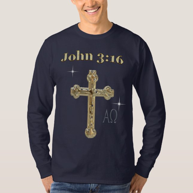 Camiseta Juan 3:16 (Anverso)
