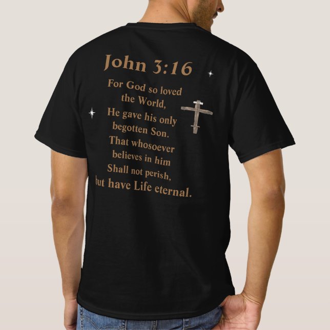 Camiseta Juan 3:16 (Reverso)