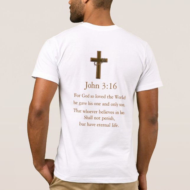 Camiseta Juan 3:16 (Reverso)