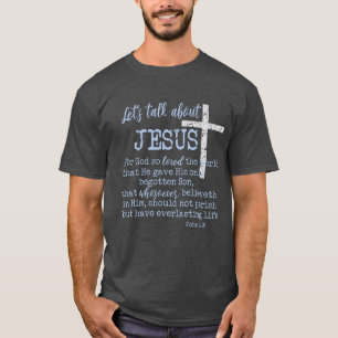 Camiseta Juan 3.16 con Hablemos de Jesús-Cristiano