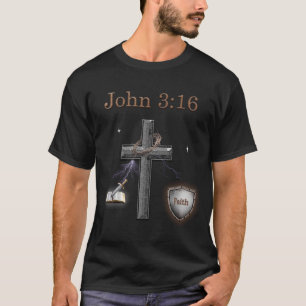 Camiseta Juan 3:16 cristiano 