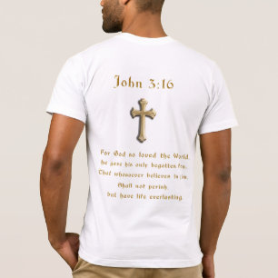 Camiseta Juan 3:16 cristiano