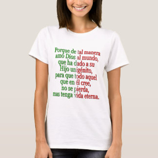Camiseta Juan 3:16 Español