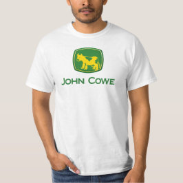 Camiseta Juan Cowe con decir encendido detrás