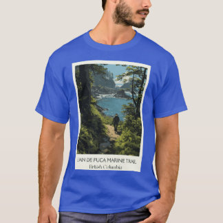 Camiseta Juan de Fuca Marinerail Costa Oeste Senderismo Art