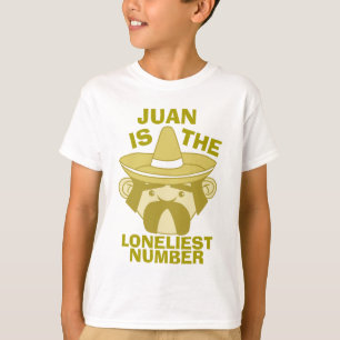 Camiseta Juan es el número más solitario