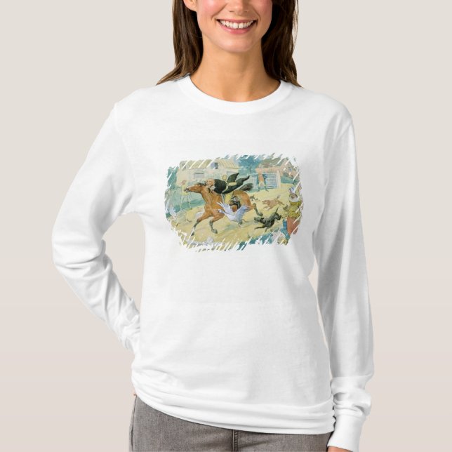Camiseta Juan Gilpin que monta a Edmonton (Anverso)