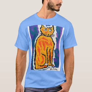 Camiseta Juan Hinckley pintura original del gato Beisbol TS