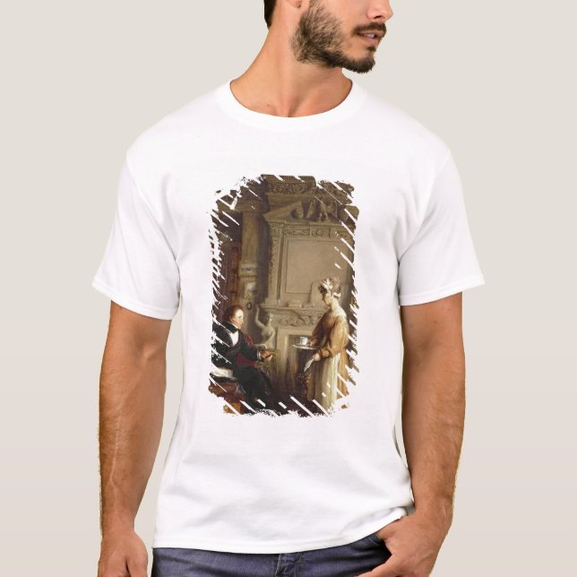 Camiseta Juan Sheepshanks y su criada (Anverso)
