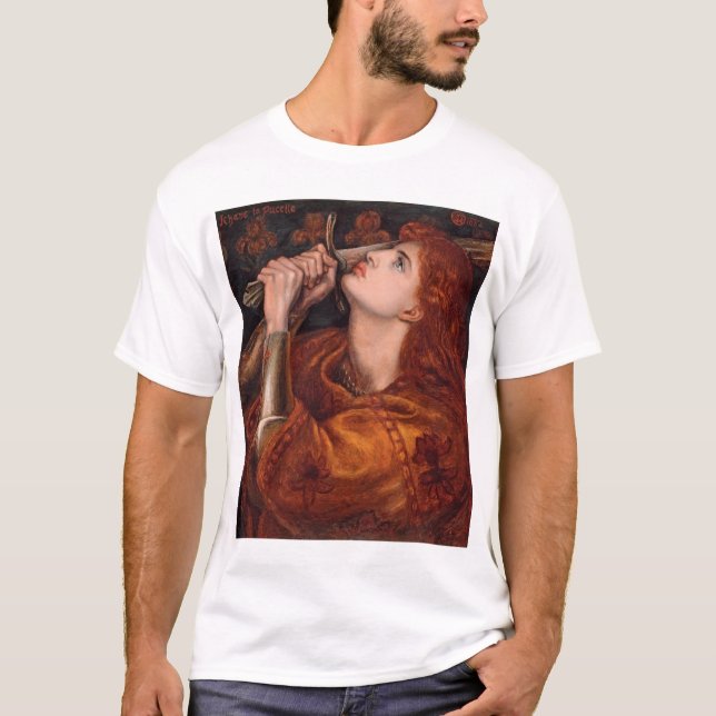 Camiseta Juana de Arco, C. 1882 de Dante Gabriel Rossetti (Anverso)