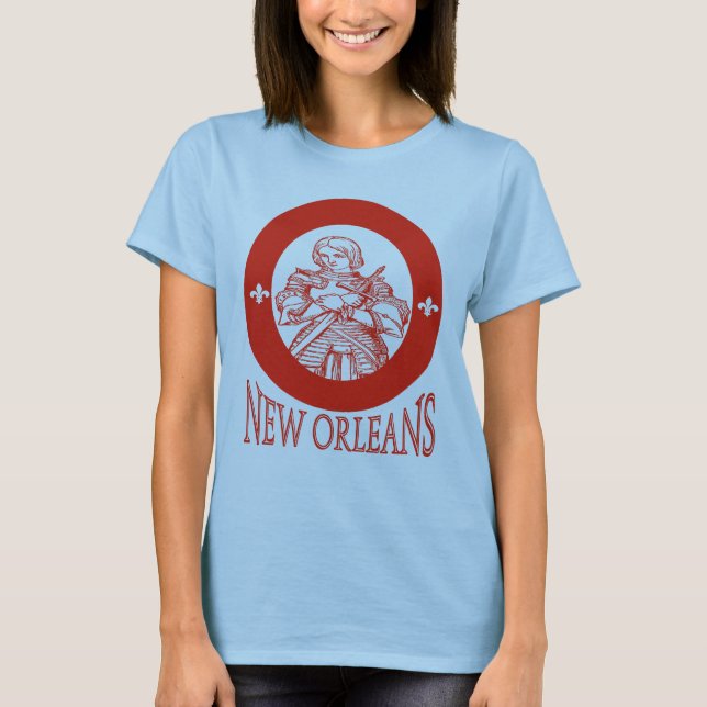 Camiseta Juana de Arco de Nueva Orleans (Anverso)
