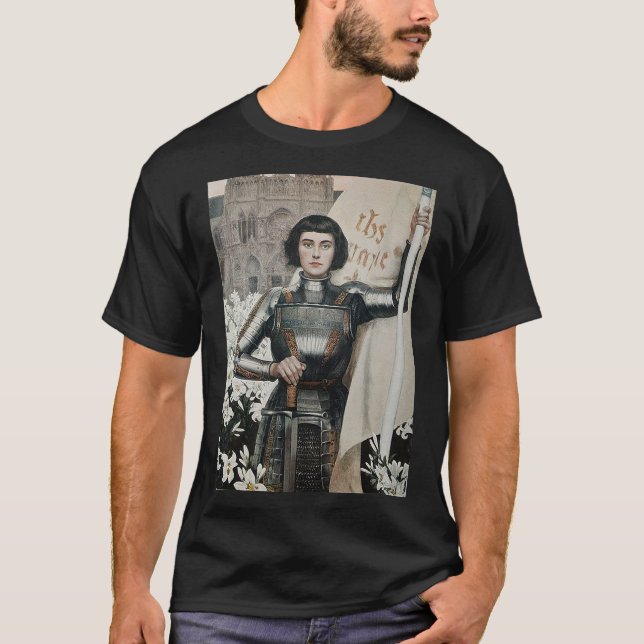 Camiseta Juana de Arco-Poster Albert Lynch (Anverso)