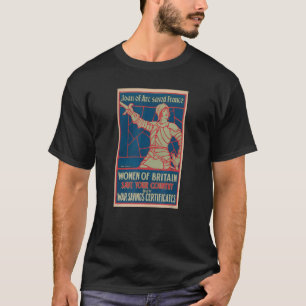 Camiseta Juana De Arco Salvó A Poster De Propaganda De La S