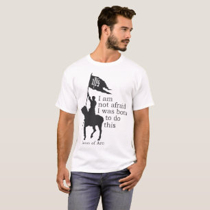 Camiseta Juana de Arco Silhouette No tengo miedo de la cita