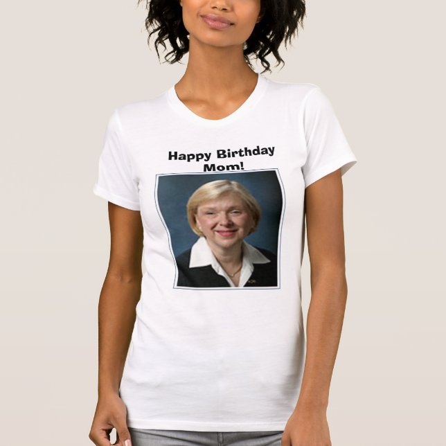 Camiseta ¡Juana, mamá del feliz cumpleaños! (Anverso)