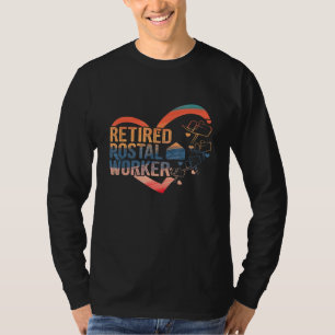 Camiseta Jubilación 12 de trabajador postal retirado Mailma