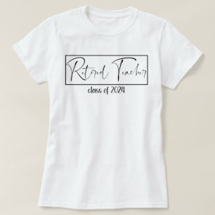 Camiseta Jubilación 2024 Clase de Maestros jubilados de 202