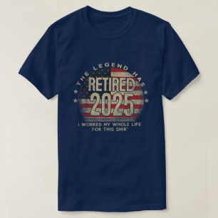 Camiseta Jubilación 2025 Jubilado Ya No Es Mi Problema