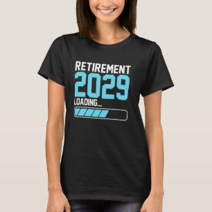 Camiseta Jubilación 2029 Carga Graciosos Retirando A Hombre