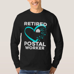 Camiseta Jubilación 3 de trabajador postal retirado Mailman
