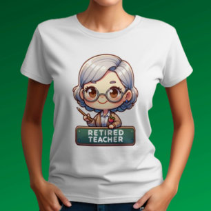Camiseta Jubilación alegre: Encantador profesor jubilado