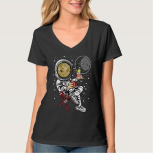 Camiseta Jubilación Astronauta Moneda De Doge De Dogecoína 