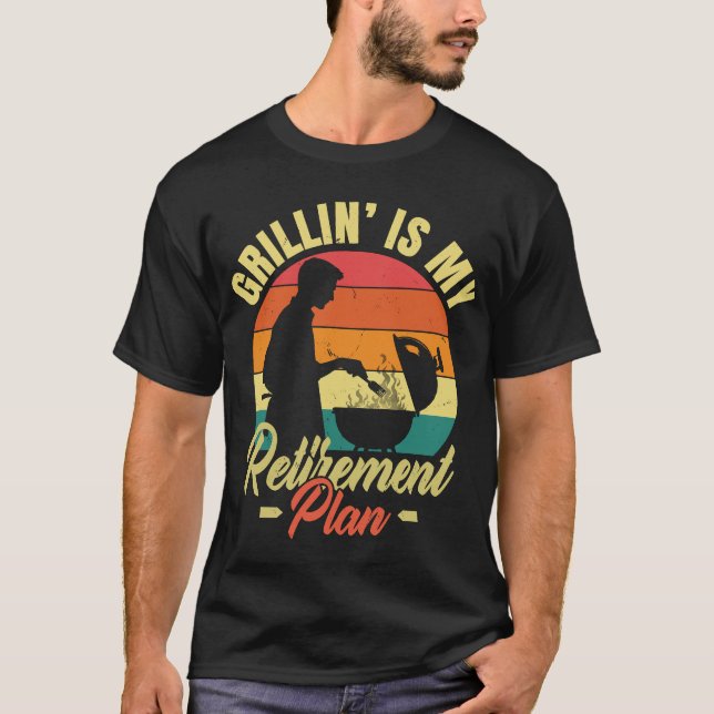 Camiseta Jubilación barbacoa de parrillada de retiro 2026 C (Anverso)