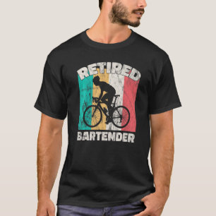 Camiseta Jubilación  Barman jubilado