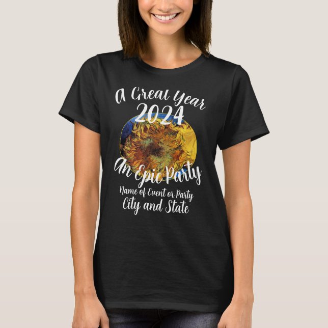 Camiseta Jubilación de bachillerato por la noche de 2024 (Anverso)