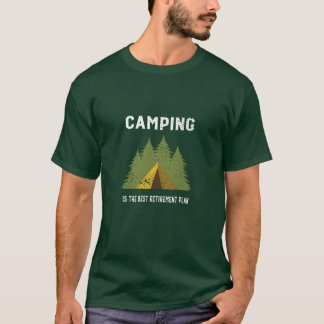 Camiseta Jubilación de Camping divertida