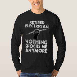 Camiseta Jubilación De Electricistas Para Hombres Mujeres R