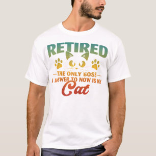 Camiseta Jubilación de Gracia del Gato Retirado 2024 Decora