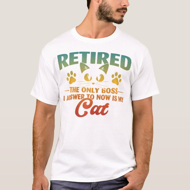 Camiseta Jubilación de Gracia del Gato Retirado 2024 Decora (Anverso)
