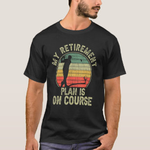 Camiseta Jubilación De Hombres Golf Vintage Golf Para Jubil