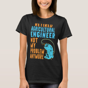 Camiseta Jubilación de Jubilación de Pesca de Ingeniero Agr